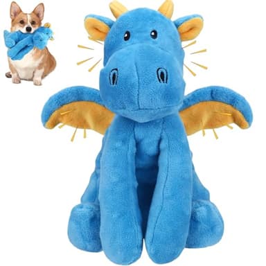 Letsmeet Dog Toys for Aggressive Chewers, Interactive Plush Dog Toy with Squeaker and Crinkle Paper, Suitable for Reducing Boredom and Anxiety, Cute Pet Toy for Small, Medium and Large Dogs - Image 1