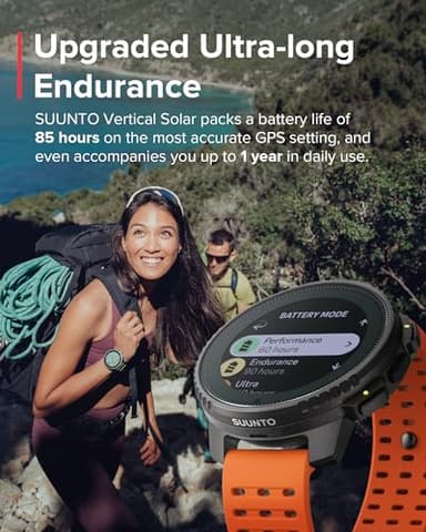 SUUNTO Vertical Solar GPS Adventure Watch, Premium Multisport Watch w/1.4 inch Touchscreen, Free Global Offline Maps, 60-Day Battery Life, Training Records, Heart Rate & Sleep Tracking, Steel Canyon - Image 5