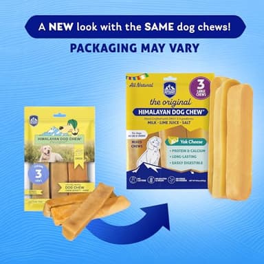 Himalayan Dog Chew Original Yak Cheese Dog Chews, The Better-For-You Chew, 100% Natural, Long Lasting, Healthy Safe Dog Treats, Lactose & Grain Free, Protein Rich, For Dogs 65 Lbs & Smaller, 5-Count - Image 8
