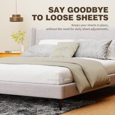 Lock Sheet Holders - Heavy Duty Bed Sheet Straps Keep Sheets Firm & Tight, No More Loose Sheets - Image 3