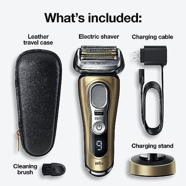 Braun Series 9 Pro 9419s Electric Shaver for Men, Wet & Dry Shave, Shaving Kit with 4+1 Head with ProLift Trimmer - Image 2