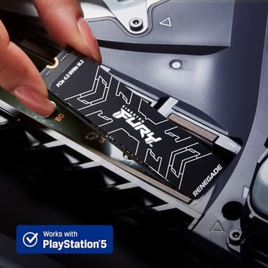 Kingston FURY Renegade 1TB PCIe Gen 4.0 NVMe M.2 Internal Gaming SSD | Up to 7300 MB/s | Graphene Heat Spreader | 3D TLC NAND | Works with PS5 | SFYRS/1000G, Solid State Drive - Image 6