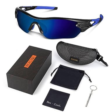 BEACOOL Polarized Sports Sunglasses for Men Women Youth Baseball Cycling Running Driving Fishing Golf Motorcycle TAC Glasses - Image 5