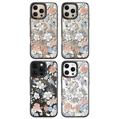 Bouvardia for iPhone 16 Pro Case, Shockproof Protective Phone Case & Lovely Flower Floral Design, Aesthetic Cute Girly Cover from Extraordinary Designer for Women and Girl - Image 7