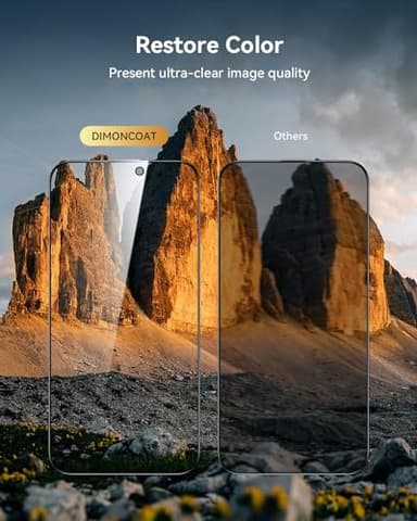 DIMONCOAT 4-PACK TOP 9H+ Glass for iPhone 15 Pro Max Privacy Screen Protector [Auto Alignment Kit] [10X Military Protection] UNBREAK Tempered Glass Film for iPhone 15 Pro Max 6.7 inch Case-Friendly - Image 6