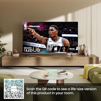 Hisense 85-Inch Class U6 Series Mini-LED ULED 4K UHD Google Smart TV (85U6N, 2024 Model) - QLED, Motion Rate 240, HDR 10+, Full Array Local Dimming, Game Mode Plus, Alexa Compatibility - Image 4
