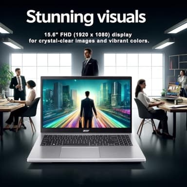 acer Aspire Premium Laptop | AMD Ryzen 7 5700U (Beats i7-1250U) CPU | 32GB RAM | 1TB SSD | 15.6" FHD Display | Fast Wi-Fi 6 | Sleek Design | Ethernet Port | AI Noise Removal | Windows 11 | WOWPC - Image 2