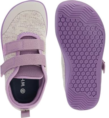 WHITIN Shoes for Toddler Minimalist Zero Drop Wide Barefoot for Boys Girls Kids Size 8 Fashion Tennis Walking Running Sneakers Lightweight Purple 25 - Image 5