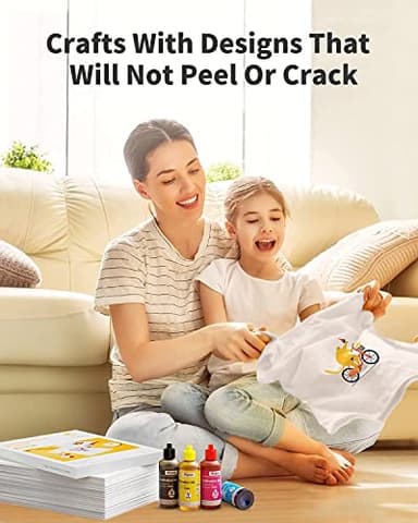 Hiipoo Sublimation Paper 8.5x11 Inch, Work with Sublimation Ink and E Sawgrass Inkjet Printers for Mugs T-Shirts Light Fabric and Other Sublimation Blanks (110 Sheets, 120G) - Image 7