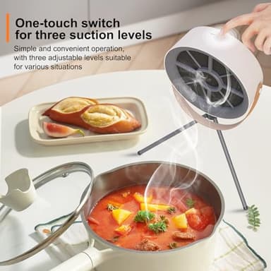 Portable Range Hood,Desktop Range Hood,3-Speed Exhaust Fan, Adjustable,portable range hood for kitchenfor Caravanning, Hotpot, and Barbecue, with Low-Noise Operation - Image 2