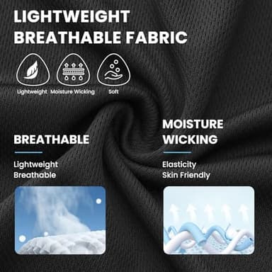 Big and Tall Mens Polo Shirt Moisture Wicking Sport Golf Shirts 2XL-6XL - Image 6