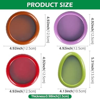 BAOKUA Avocado Saver and Tomato Holder - Set of 4 Preventing Food Flavor Skewering Reusable Storage Containers for Fridge -Ideal for Garlic, Onions, Lemons, and Potatoes - Image 3