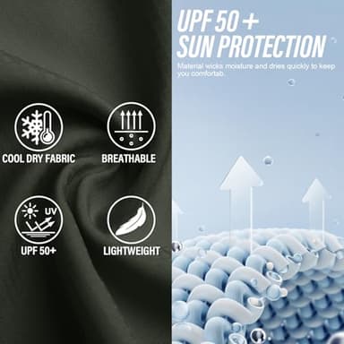 Toumett Women's UPF 50 Long Sleeve UV Sun Protection Safari Shirts Outdoor Quick Dry Fishing Hiking Travel Shirts(Amy Green,2XL,5071) - Image 8