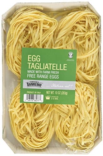 Compagnia Sanremo Pasta Italian Egg Tagliatelle Pasta - Non-Gmo, Free Range Egg Traditional Tagliatelle - 10 Oz (Pack Of 1) - Product Of Italy - Image 1