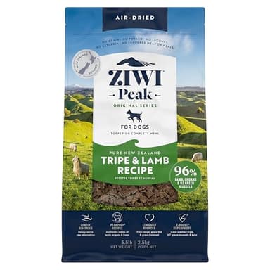 ZIWI Peak Air-Dried Dog Food – Tripe & Lamb - All Natural, High Protein, Grain Free, Limited Ingredient w/ Superfoods (88oz) - Image 1
