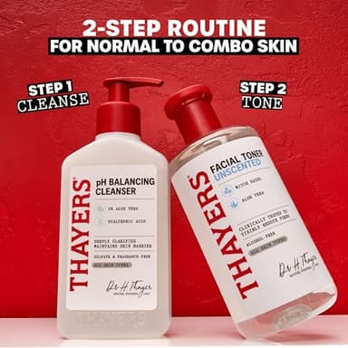 THAYERS Alcohol-Free, Hydrating, Unscented Witch Hazel Facial Toner with Aloe Vera Formula, Vegan, Dermatologist Tested and Recommended, 12 Oz (Packaging May Vary) - Image 8