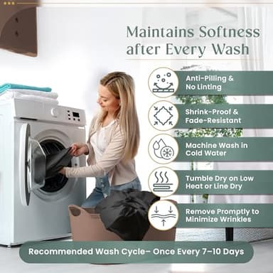 800 Thread Count Egyptian Cotton Sheets Queen Sheet Set Deep Pocket,100% Cotton Bed Sheets Queen Size Set, No Pill Soft & Comfy Naturally Cool Breathable Elasticated Sheet & Pillowcase Sets- Charcoal - Image 4