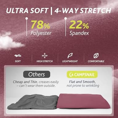 4 Pack Joggers for Women - Sweatpants with Pockets Lightweight Comfy Yoga Pants for Workout Travel Lounge - Image 5