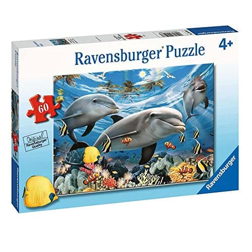 Ravensburger Caribbean Smile - 60 Piece Jigsaw Puzzle for Kids | Unique Piece Design | Anti-Glare Surface | Skill-Building, Fun Activity - Image 1