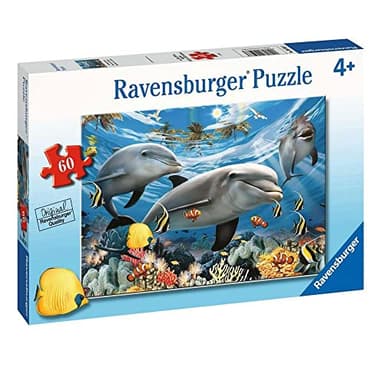 Ravensburger Caribbean Smile - 60 Piece Jigsaw Puzzle for Kids | Unique Piece Design | Anti-Glare Surface | Skill-Building, Fun Activity - Image 1