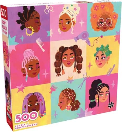 Buffalo Games - Maria Gabriela Gama - Don't Touch My Hair - 500 Piece Jigsaw Puzzle for Adults -Challenging Puzzle Perfect for Game Nights - Finished Size is 21.25 x 15.00 - Image 1