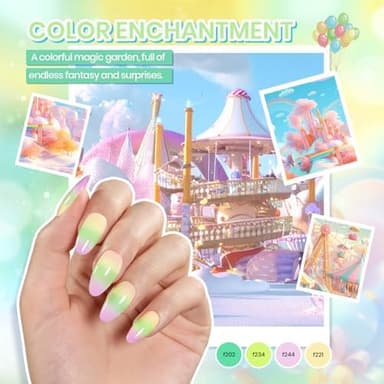 Beetles Gel Nail Polish Kit with U V Light - 55 Colors Gel Polish 80 Pcs Nail Kits with Base & Glossy Top Coat Soak Off DIY Salon at Home Beginner-friendly Nails Stuff Gifts for Women Girls - Image 5