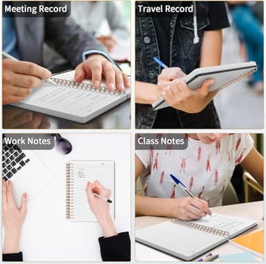 Forvencer Lined Spiral Journal Notebook with 300 Numbered Pages, B5 College Ruled Thick Journals for Writing with 100GSM Paper, Hardcover Notebooks with Contents for Work, School,olive green - Image 7