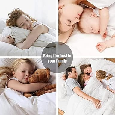 eBeddy Linens Duvet Cover Set Full Size 80x90 Inch 100% Cotton Soft and Breathable 3 Pieces (1 Duvet Cover & 2 Pillow Shams) Premium Bedding Collection Zipper Closure & Corner Ties, Ivory Solid - Image 8