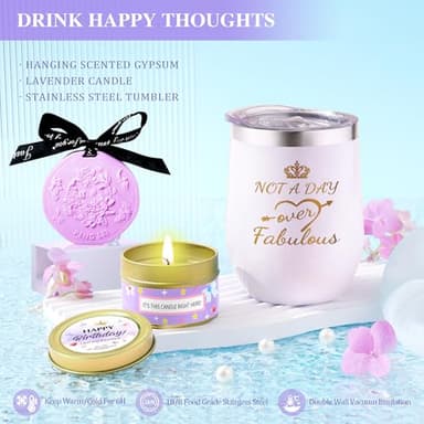 Birthday Gifts for Women Friendship, Gifts for Women Birthday Unique, Best Friend Birthday Gifts, Happy Birthday Gift Basket for Her, Friends, Coworkers, Wife, Mom, Daughter - Image 4