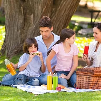 Zukro Glass Water Bottles with Lids & Silicone Grip Sleeve 18 oz, 10 Pack Reusable 100% Leak Proof Juice Bottles With Stainless Steel Cap for Juicing, Smoothie Drinking Jar, Fridge & Dishwasher Safe - Image 2