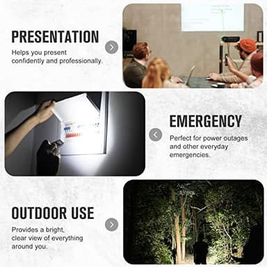 OLIGHT Arkfeld EDC Flat Flashlight, 1000 Lumens White LED Light with Green Beam Combo, Power by Rechargeable Built-in Battery for Outdoors, Emergency, Work (Black CW) - Image 8