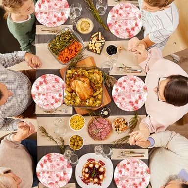 96Pcs Strawberry Birthday Party Plates Napkins-Sweet Baby Shower Pink Fruit Strawberry Theme Forks Supplies Tableware Set Disposable Decoration for Girls Berry Baby Decorations Favors Serves 24 - Image 7