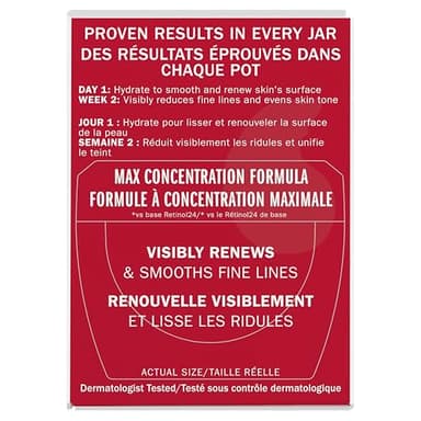 Olay Retinol Face Moisturizer, 24 MAX Anti-Aging Night Cream for Women, Fragrance-Free, Non Greasy - Anti-Wrinkle, Smooth Fine Lines, Tightening, Hydrating Skin Care - Peptides, Glycerin, 1.7 Oz - Image 14