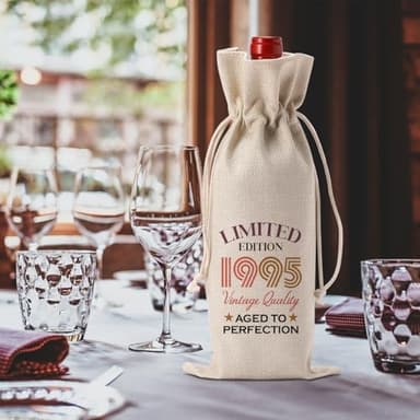 FBCCZEY Funny 30th Birthday Gifts for Her & Him - Wine Bag & Party Supplies, Happy Anniversary Decorations for BFF & Coworker - Image 4