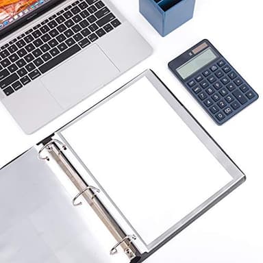 Amazon Basics Durable Clear Sheet Protectors for 3 Ring Binder, 8.5 in x 11 in, 3 holes, 200 Pack - Image 2