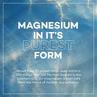 Seven Minerals, Natural Magnesium Cream for Pain Calm, Leg Cramps, Sleep & Muscle Soreness With Moisturizing Organic Cocoa Butter & Vitamin E - No Harmful Ingredients USA Made Safe for Kids (8 fl oz) - Image 4