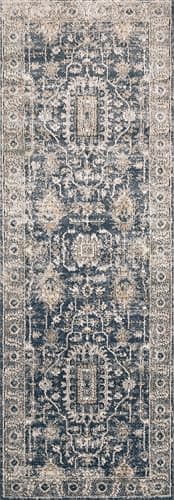 Loloi Teagan Collection TEA-03 Denim/Pebble 9'-9" x 13'-6" Area Rug, Large, Soft Neutral Rug, High-Traffic for Living Room, Bedroom, Home Office, Dining Area - Image 9