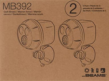 Beams MB390 400 Lumen Wireless Battery Powered Motion Sensing Ultra Bright LED Spotlight, 2-Pack, Brown - Image 2
