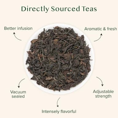 VAHDAM, High Mountain Oolong Tea Leaves From Himalayas (50+ Cups, 3.53oz) Strong & Robust Oolong Tea | High Elevation Grown | Vacuum Sealed | Brew Hot, Iced, Kombucha Tea | Loose Leaf Tea - Image 3