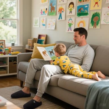 ULTRAIDEAS Men's Comfy Memory Foam Slippers Indoor, House Slippers for Men Non-Slip(Black 13-14) - Image 3