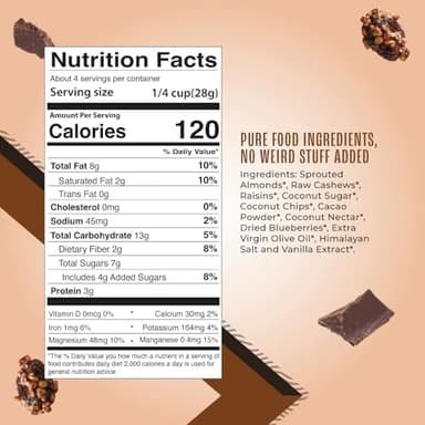 Living Intentions Activated Superfood Nut Blends, Gluten Free, Vegan, Organic, Paleo, Dark Cacao, 4 Ounce - Image 2