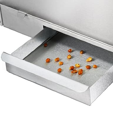 Pop Heaven Popcorn Machine - 12oz Stainless-Steel Kettle, Reject Kernel Tray, Warming Light, and Accessories by Great Northern Popcorn (Blue) - Image 7