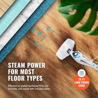 PurSteam 10-in-1 Steam Mop, Floor Steamer with Detachable Handheld Steam Cleaner for Tile, Hardwood Floors - Image 6