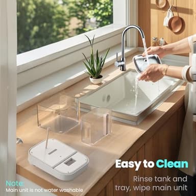HAPAW Cat Water Fountain, App Monitoring Wastewater Separation Pet Water Fountain, No Filter, 5000mAh Battery & Plug-in, 3L/101oz Smart Wireless Automatic Water Dispenser for Cats Indoor, 2.4G Wi-Fi - Image 9