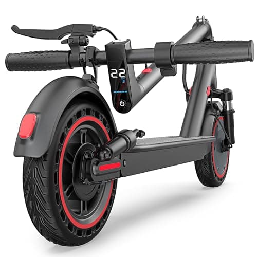 Electric Scooter, 8.5" /10" /14" Tire, 16/19/22 Mph Top Speed, 12/21/27/28/49/50 Miles Long Range, Folding Escooter for Adults and Teens with Seat Bag, Dual Braking, Dual Suspension, App - Image 1