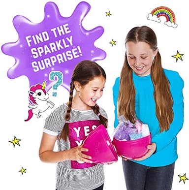 GirlZone Sparkly Unicorn Egg Surprise Slime Kit for Girls, Sensory Toys for Kids, Create Cloud Slime & Magical Unicorn Slime, Ideal Arts and Crafts Easter Gift for Kids Aged 7-12 Years Old - Image 6