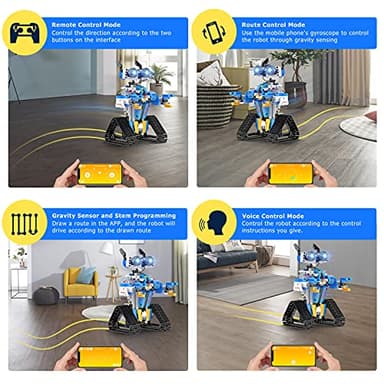 Henoda Robot Toys for 8-16 Year Old Boys Girls Kids with APP or Remote Control Science Programmable Building Block Kit, STEM Projects Educational Birthday Gifts - Image 4