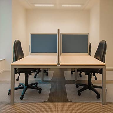 Kuyal Desk Chair Mat for Carpet, 51'' x 63'' Rectangle Transparent Mats for Chairs Good for Desks, Office and Home, Easy Glide, Protects Floors for Low and No Pile Carpeted Floors - Image 5