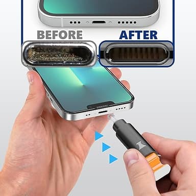 Edglete for iPhone Cleaning Kit, Cleaner Kit for AirPod, iPhone Cleaner Charging Port Cleaning, Portable Cell Phone Repair Restore Tool for iPad Lightning Charger Cables Connectors Electronic Devices - Image 5