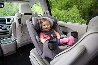 Safety 1st Grow and Go All-in-One Slim Convertible Car Seat, Rear Facing, 5-40 lbs, Forward Facing (30–65 lbs), High Back Booster Seat 40-100 pounds, Carbon Rose - Image 7
